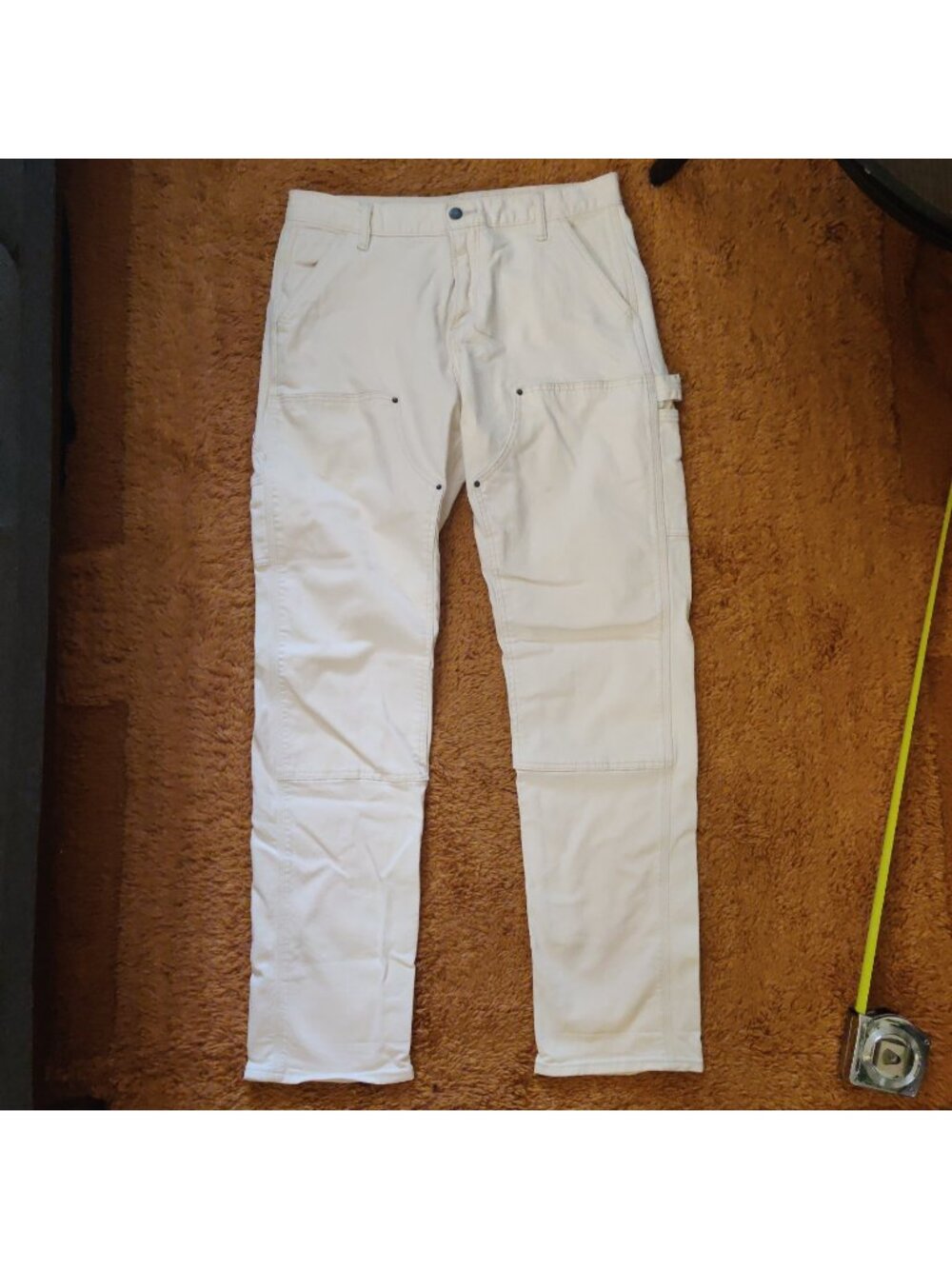 Gap Ecru double knee loose carpenter/painter pants 33/34